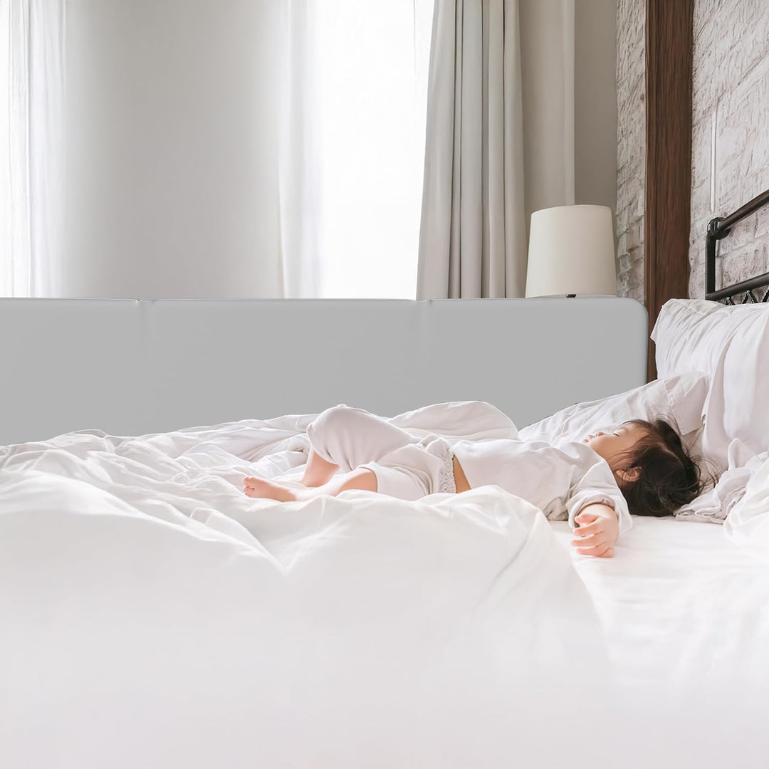 Rausfallschutz Bett Kinder, klappbares Bettgitter höhenverstellbar | 150cm Bettgitter für Kinderbett