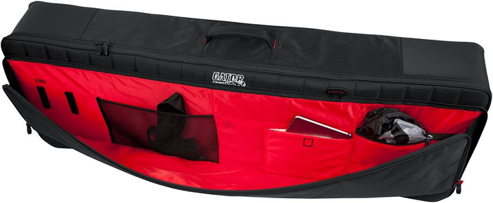 Gator Pro-Go Series Keyboardtasche für 76-Tasten-Keyboards | Microfleece-Innenausstattung | schwarz