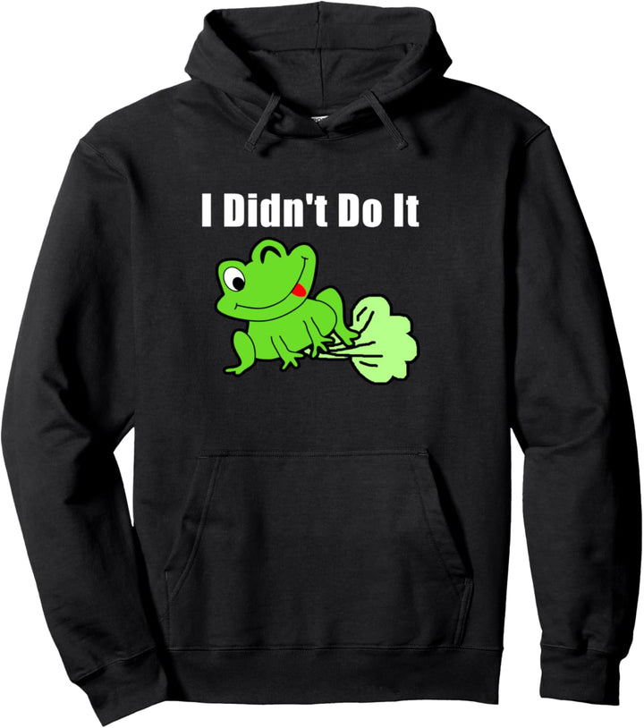 I Didn't Do It, Farting Frog Geschenk Lustiger Furz Pullover Hoodie