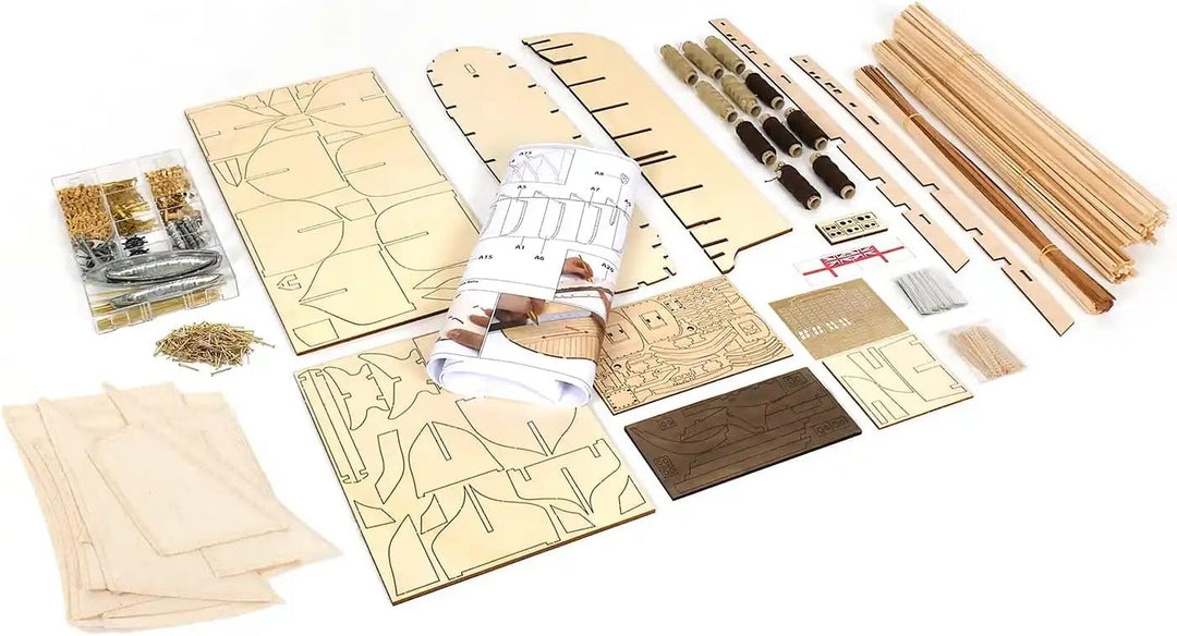 OCCRE Ref. 12009 - HMS EREBUS - 1:75 - Montagesatz aus Holz und Metall - Montage erforderlich