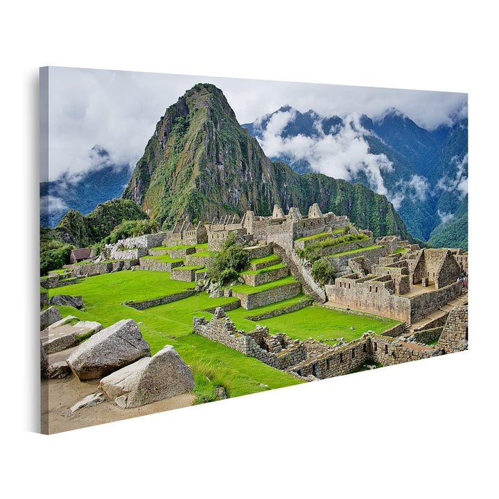 islandburner Bild auf Leinwand Machu Picchu In Peru Bilder Wandbilder Poster 100x57cm, 100x57cm