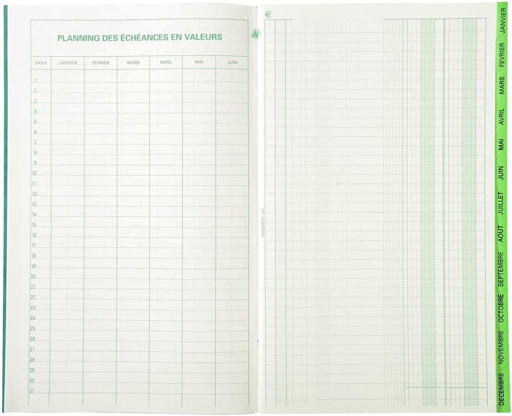EXACOMPTA Gesch‰ftsbuch "EchÈancier", 320 x 195 mm VE = 1