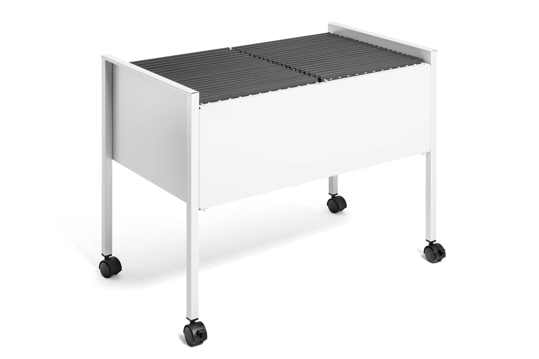 Durable Eco Hängemappenwagen 100 Duo, grau, aus kratzfestem Stahl, 760 x 592 x 425 mm, 308210, grau