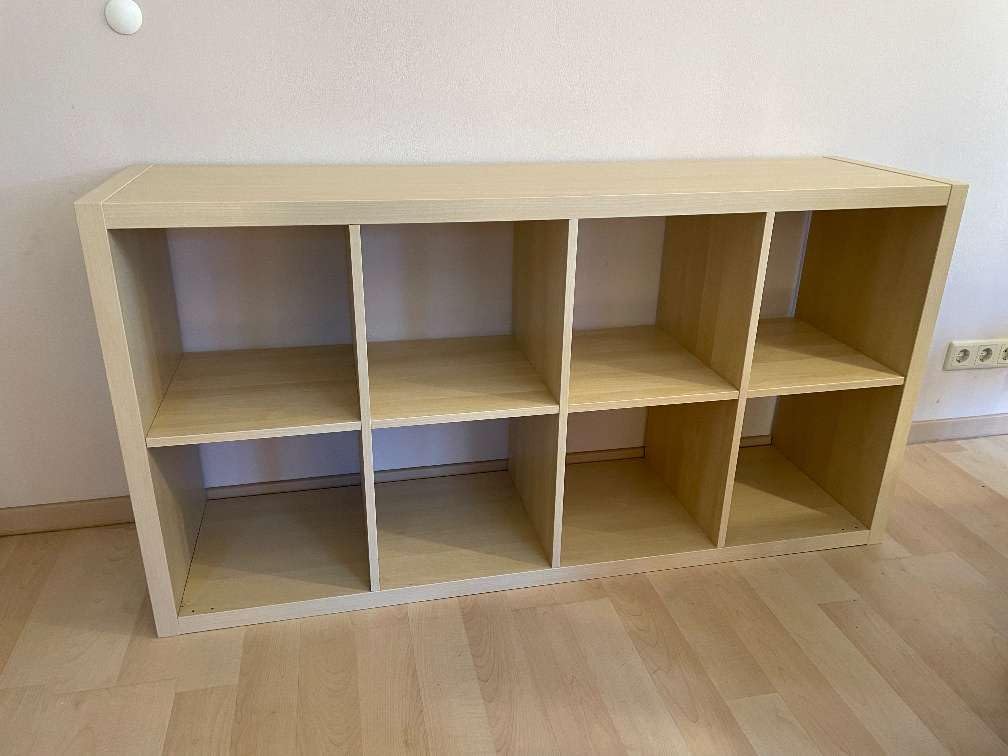 Ikea Kallax 8 Regalböden, rechteckig, Eiche 1 Eiche, 1 Eiche