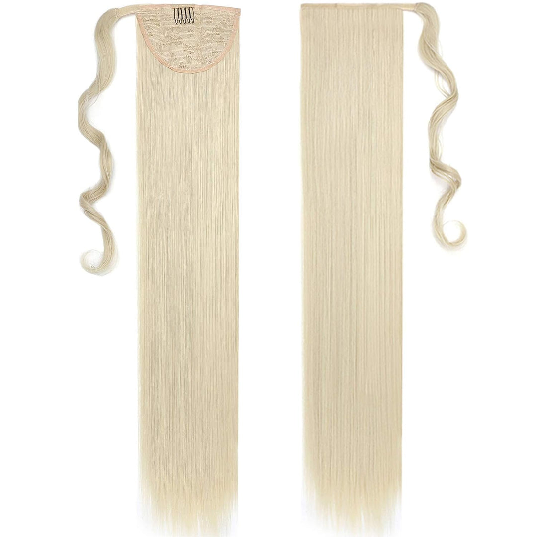 SEGO Lang Pferdeschwanz Haarteil Zopf lockig Clip in Ponytail Haarverlängerung Extension Hair Piece