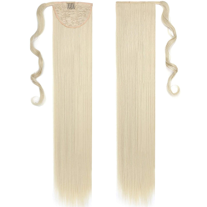SEGO Lang Pferdeschwanz Haarteil Zopf lockig Clip in Ponytail Haarverlängerung Extension Hair Piece