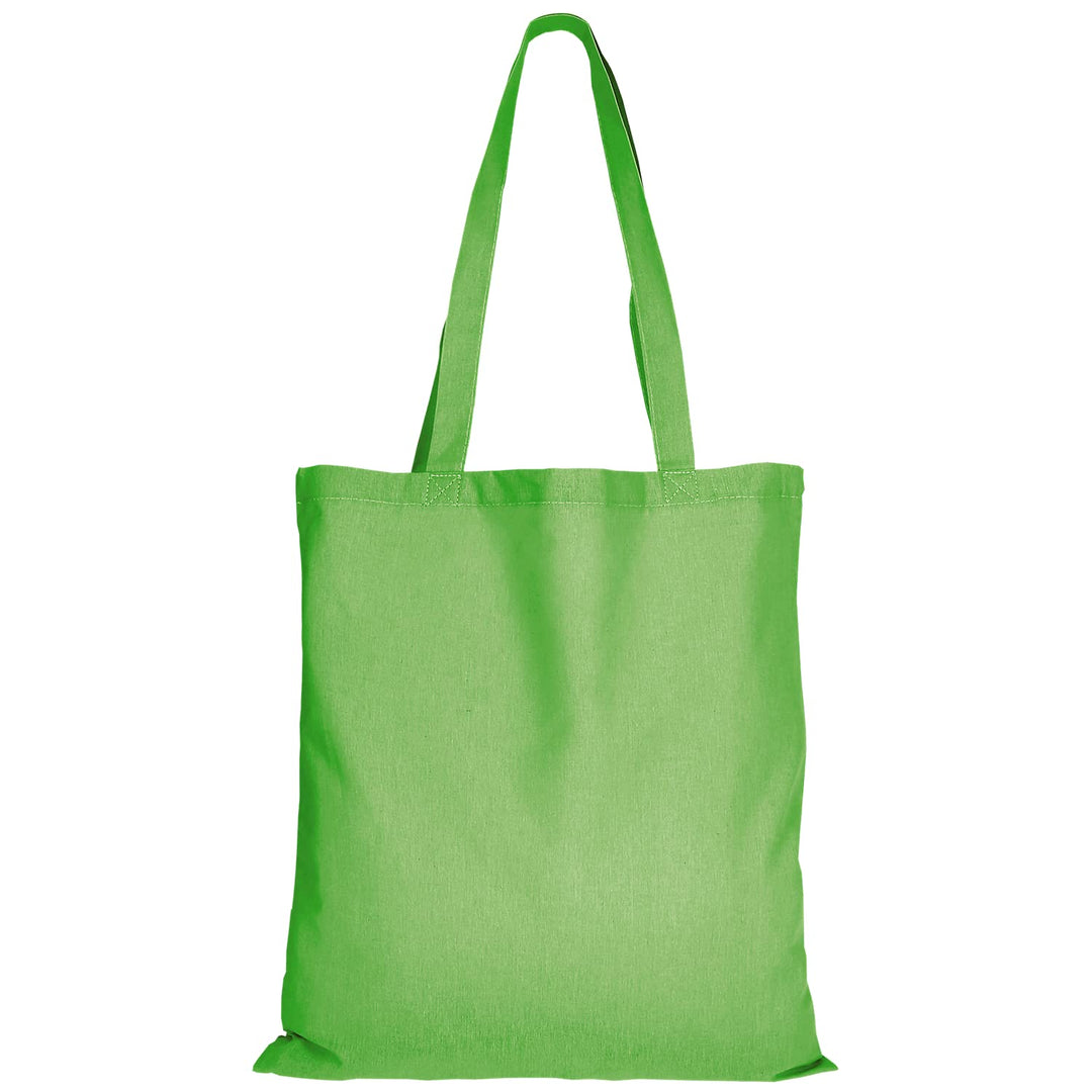 TEXXILLA 10er | 25er | 100er Pack Baumwolltasche - 28 Farben | mit Zwei Langen Henkeln | 38x42cm | J