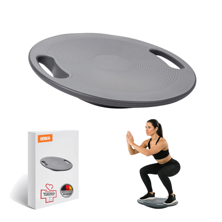 Premium Balance Board inkl. Antirutsch Boden, Hochwertiges Wackelbrett, Stärkt deine Balance, Für Er
