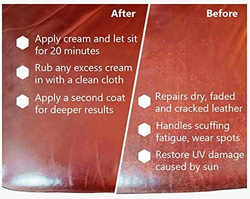 Skidmore's Original Leder-Creme | 100% Natürliche, ungiftige, wasserabweisende Formel ist ein Pflege