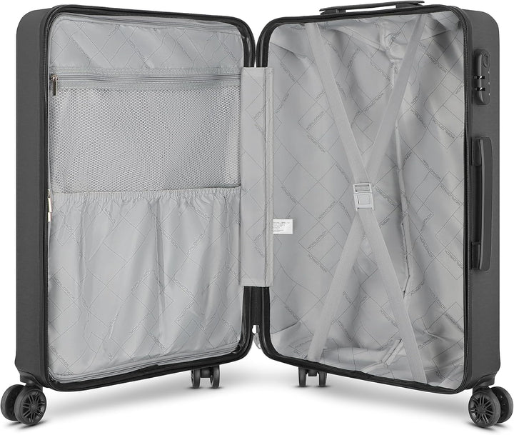 Worldpack New York 2.0 Koffer Gross | Hartschalenkoffer mittelgross - Trolley mit 4 Rollen, leichtes
