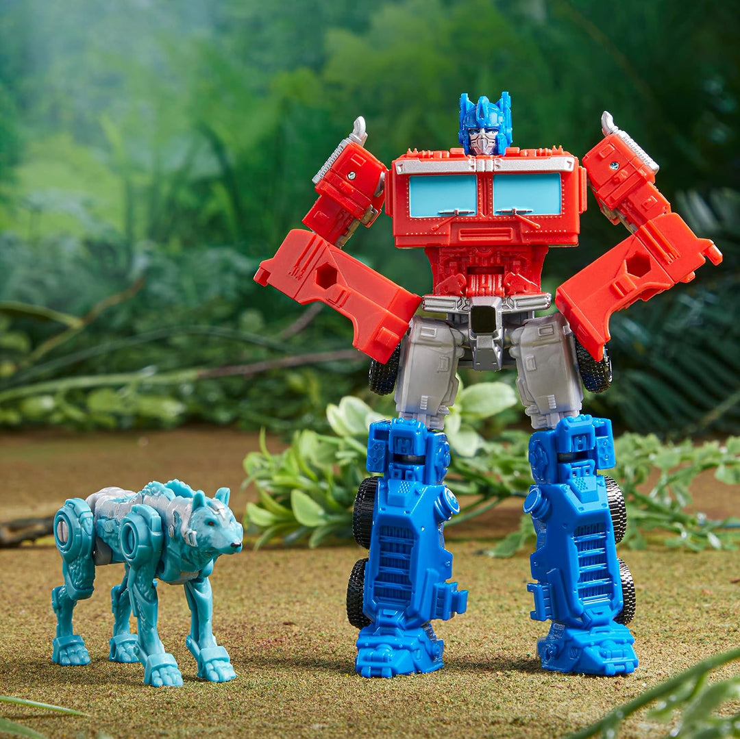 Transformers: Aufstieg der Bestien Beast Alliance Beast Weaponizers 2er-Pack Optimus Prime Spielzeug
