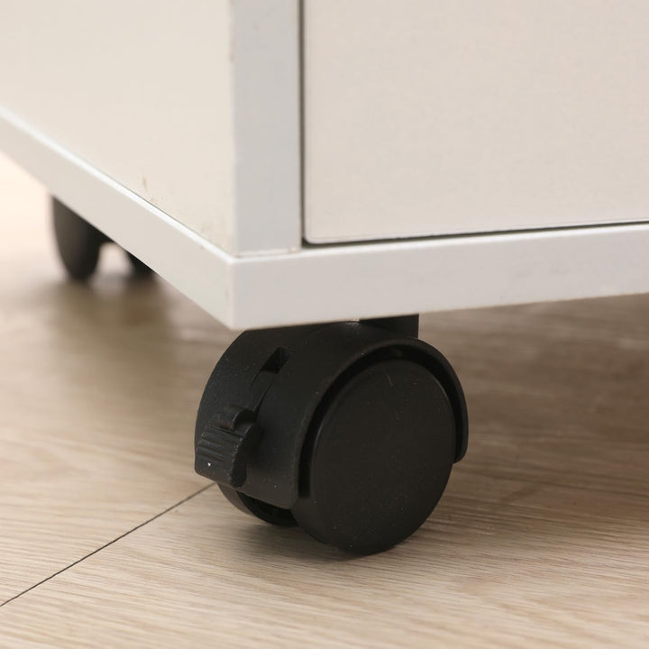 Kleiner mobiler Aktenschrank, Heimbüro, unter Schreibtischschubladen, Aktenaufbewahrung, Bürosockel,