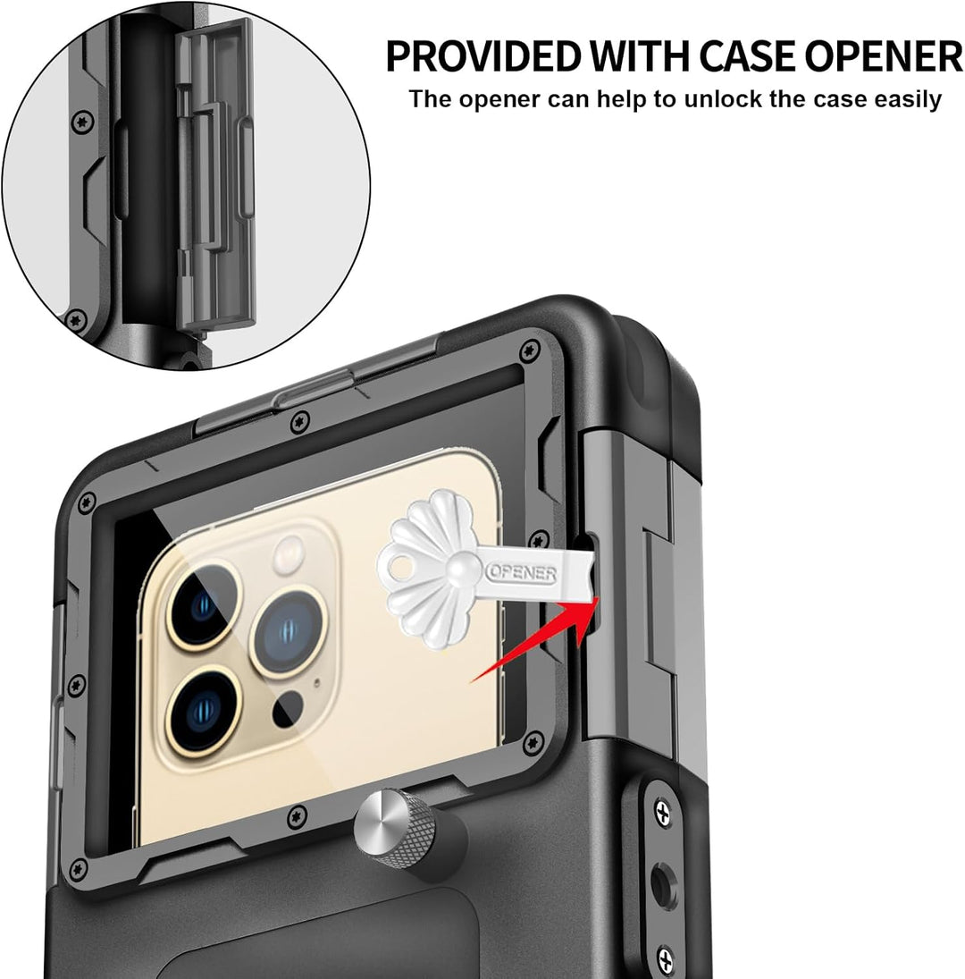 ShellBox wasserdichte Handyhülle 7.0 Zoll Unterwasser Wasserfeste Handy Wasserschutzhülle Handytasch