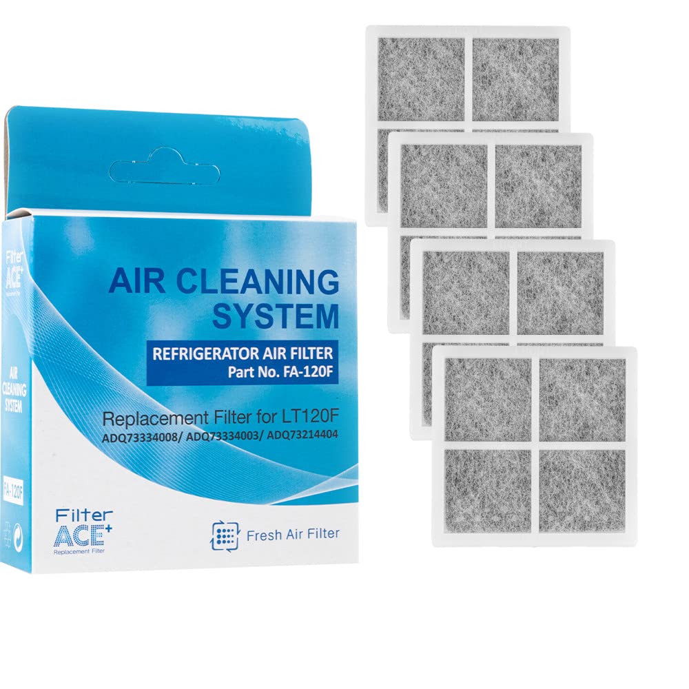 ACE+ FA-120F | Luftfilter für Kühlschrank, kompatibel mit LG Pure N Fresh ADQ73214405 ADQ73214404 AD