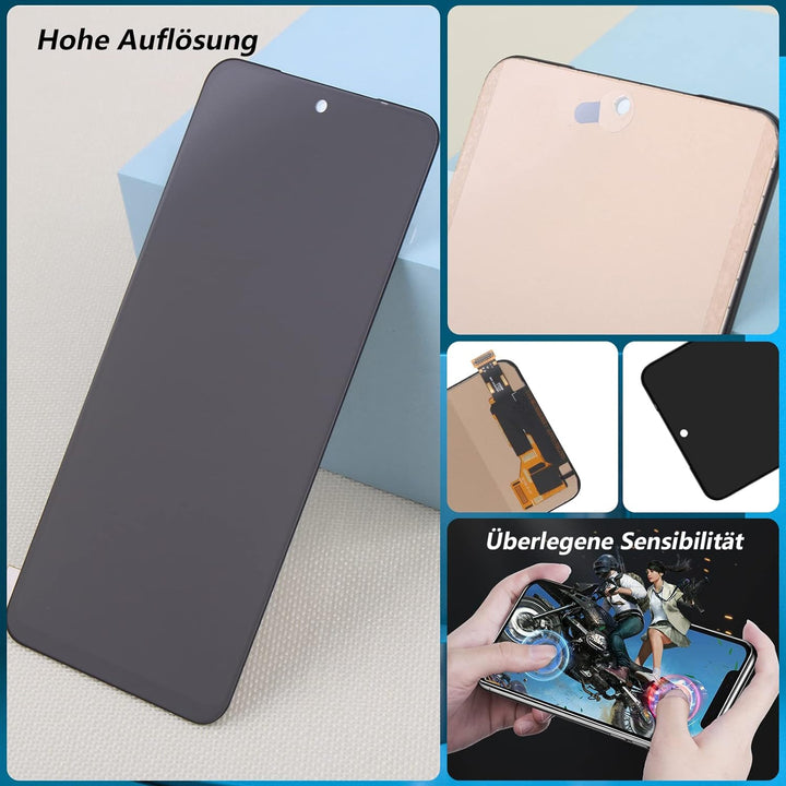 RongZy Display für Xiaomi Redmi Note 10/Note 10s 4G M2101K7AI TFT LCD Bildschirmersatz Digitizer Tou