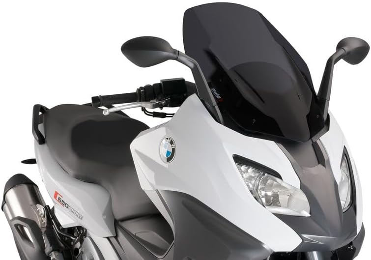 Puig 9014 F Windschutzscheibe S Line Sport für BMW C650 Sport 16 '– 17' Dunkel Geräuchert, Dunkel Ge