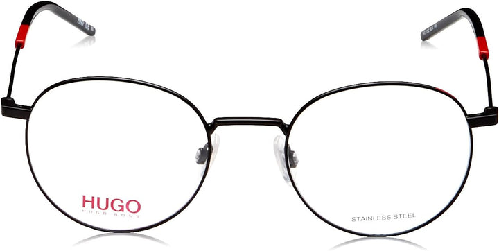 HUGO BOSS Unisex Sunglasses, Matte Black Red