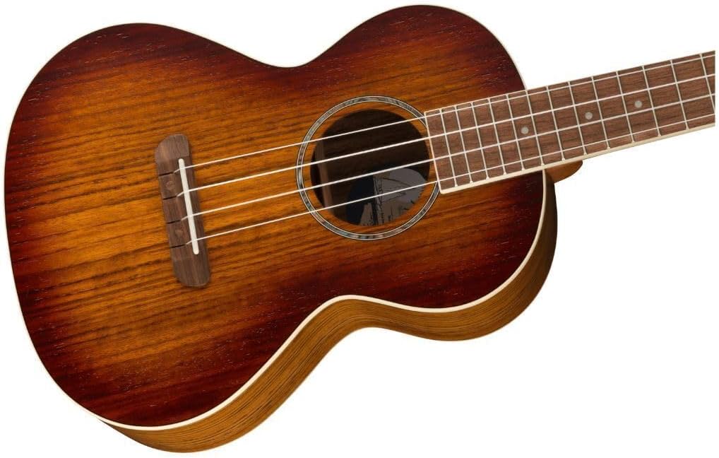 Fender Rincon Tenor Ukulele, Walnut Fingerboard, in Aged Cognac Burst