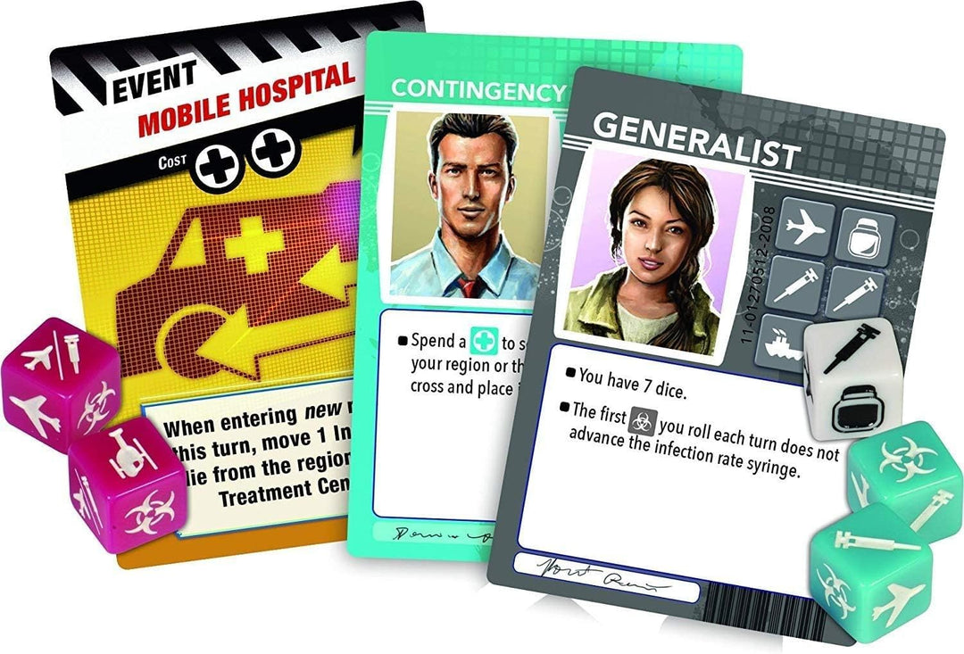 Z-Man Games , Pandemic The Cure, Board Game, Ages 8+, for 2 to 5 Players, 30 Minutes Playing Time