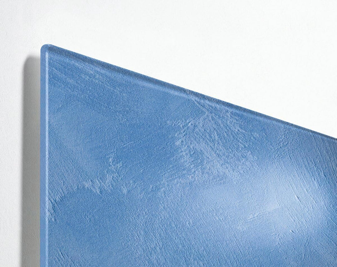 SIGEL GL294 Premium Glas-Magnettafel 48x48 cm, blau, Design Blue Structure, matt - nicht spiegelnd,