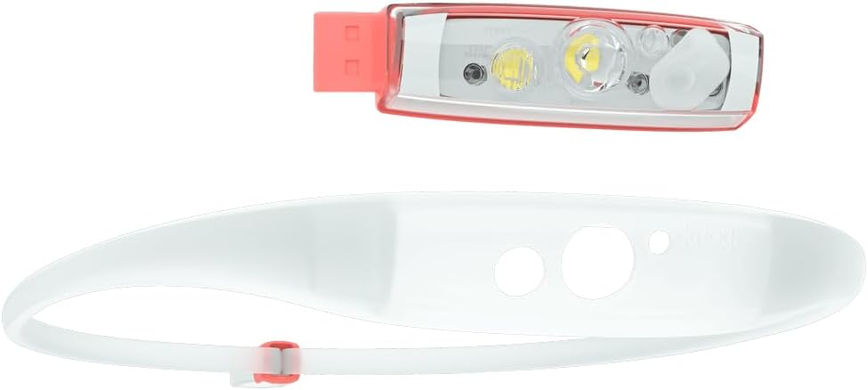 Knog Quokka Run 150 Stirnlampe Transparent,Rosa Einheitsgrösse, Transparent,rosa