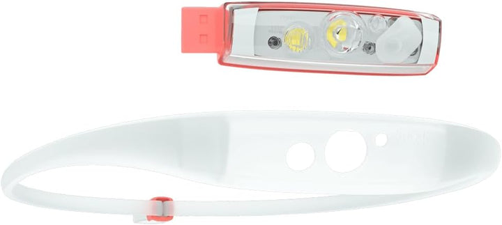 Knog Quokka Run 150 Stirnlampe Transparent,Rosa Einheitsgrösse, Transparent,rosa