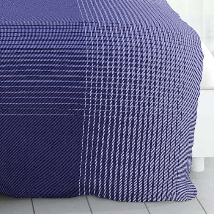 Kaeppel Mako-Satin Bettwäsche Master violett, 1 Bettbezug 155 x 220 cm + 1 Kissenbezug 80 x 80 cm Vi