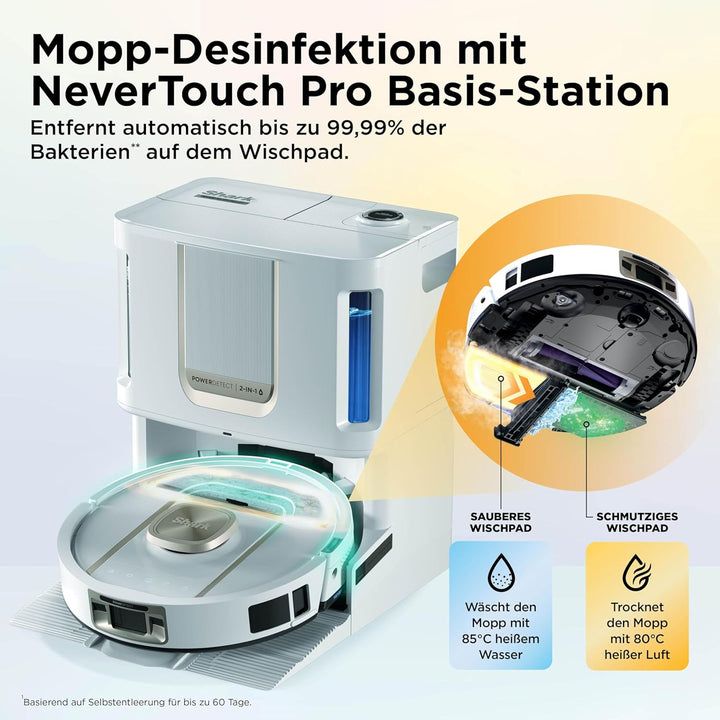 Shark ThermaCharged – Core PowerDetect Nass- und Trocken-Saugroboter, DirtDetect, FloorDetect, autom