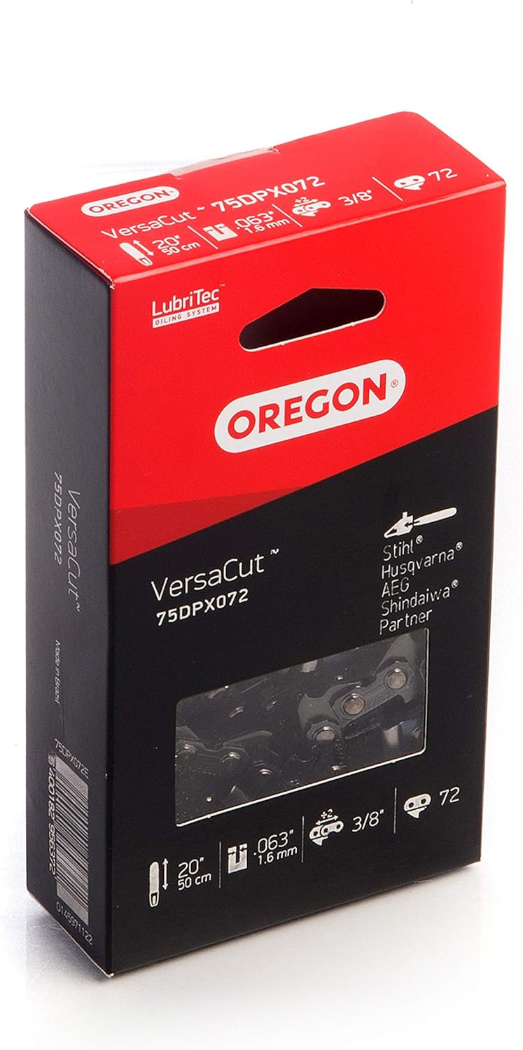 Oregon Kette 3/8 1,6 HM mit SG, 75DPX072E 72 maillons - Sécurité : Avec Mehrfarbig, 72 maillons - Sé