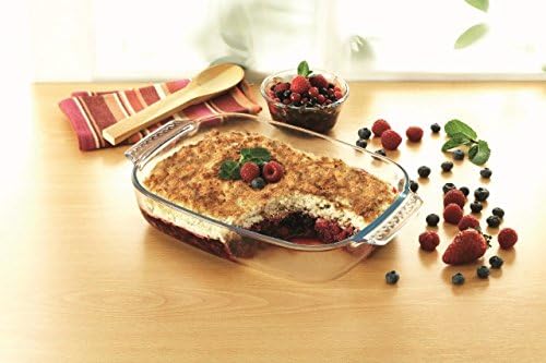 Pyrex 29161 Bräter, Borosilikatglas, transparent, 25 cm, 25 cm