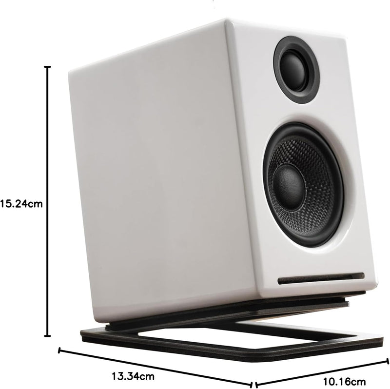 Audioengine A2+ 60W Aktiver Desktop-Lautsprecher | Integrierter DAC & Analogverstärker | Direkter US