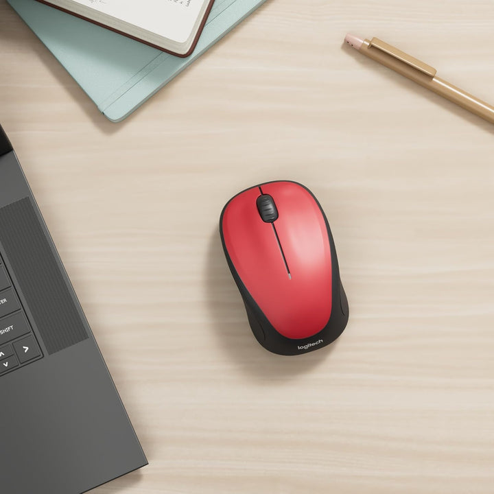 Logitech M235 Kabellose Maus, 2,4 GHz mit USB-Empfänger, 1000 DPI Optical Tracking, 12 Monatige Batt