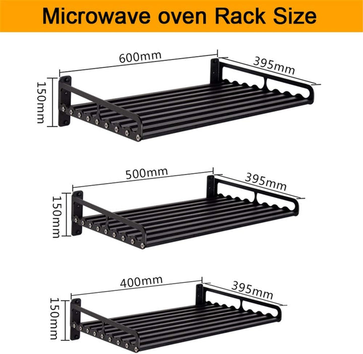 Mikrowellenhalterung Microwelle Halter Regal Ablage Küchen Wandhalterung für Mikrowellen, Grillofen,