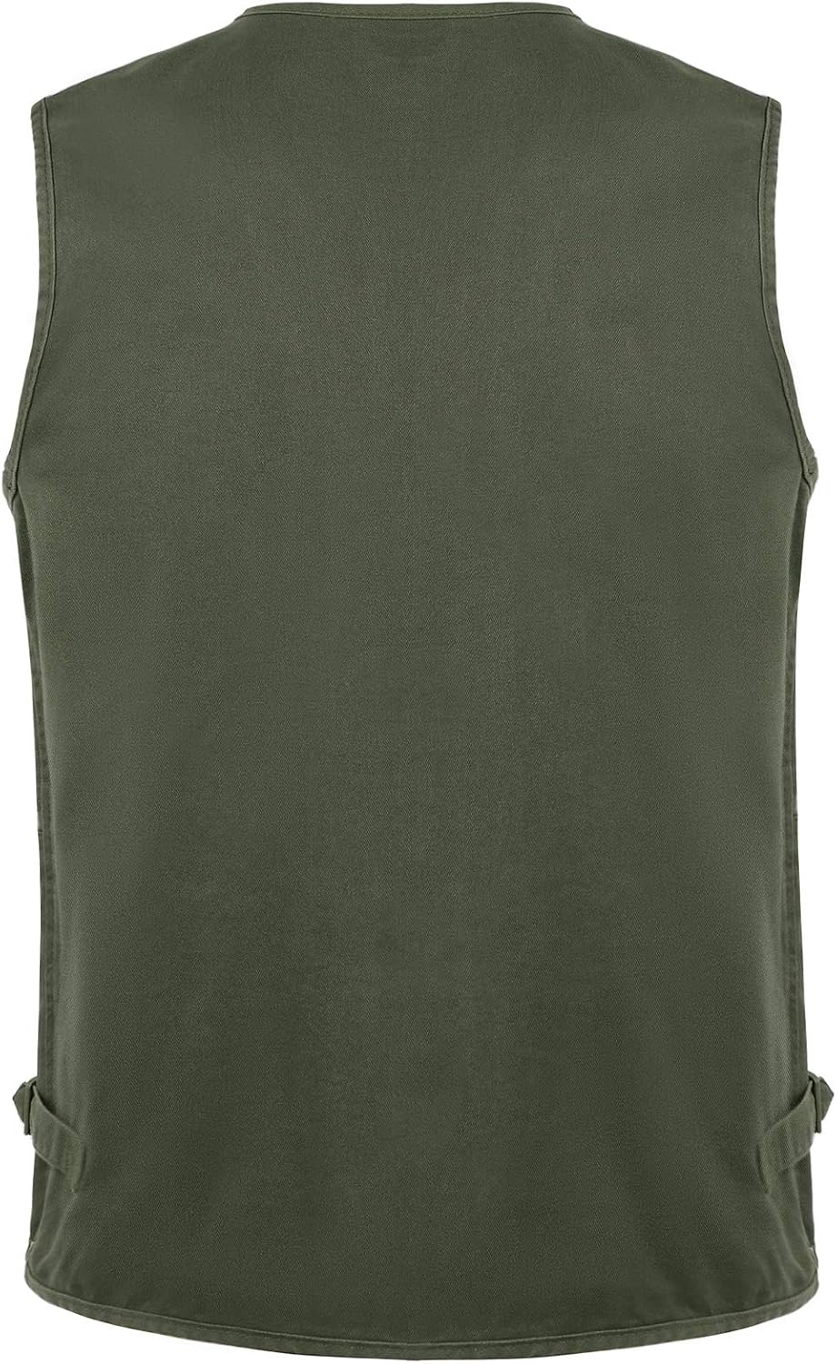 Btmpmcs Herren Outdoor Weste Ärmellose Anglerweste mit Vielen Taschen Baumwolle Freizeit Jagd Weste