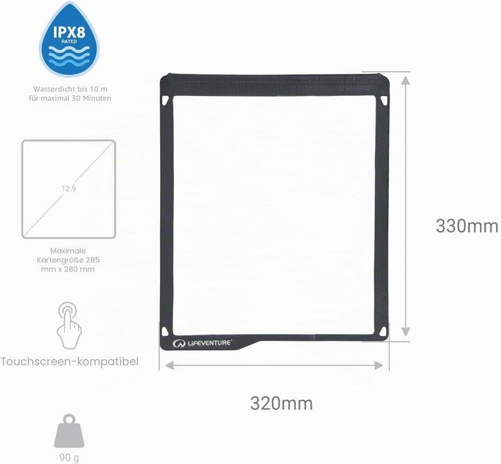 Lifeventure wasserdichte Tasche Touch-Screen kompatibel IPX7 Wasserdicht bis zu 1 Meter für 30 Minut