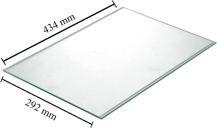 Ablage, Glasregal 437 x 298 mm Kühlschrank, Gefrierschrank C00282798, C00517626 Ariston Hotpoint Küh