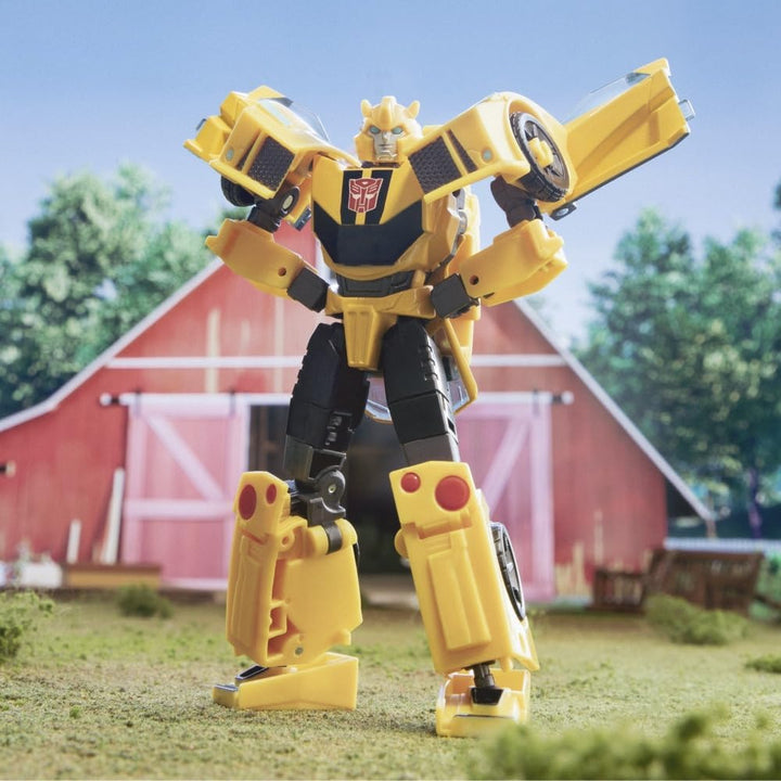 Transformers Spielzeug EarthSpark Deluxe-Klasse Bumblebee, 12,5 cm grosse Action-Figur, Roboterspiel