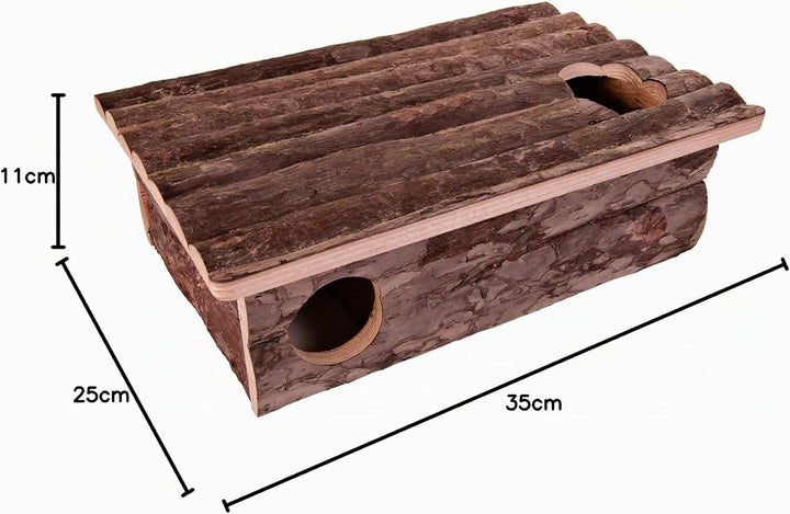 Trixie 6201 Natural Living Labyrinthhaus Leif, 35 × 11 × 25 cm braun Hund 35 × 11 × 25 cm Einzeln, 3