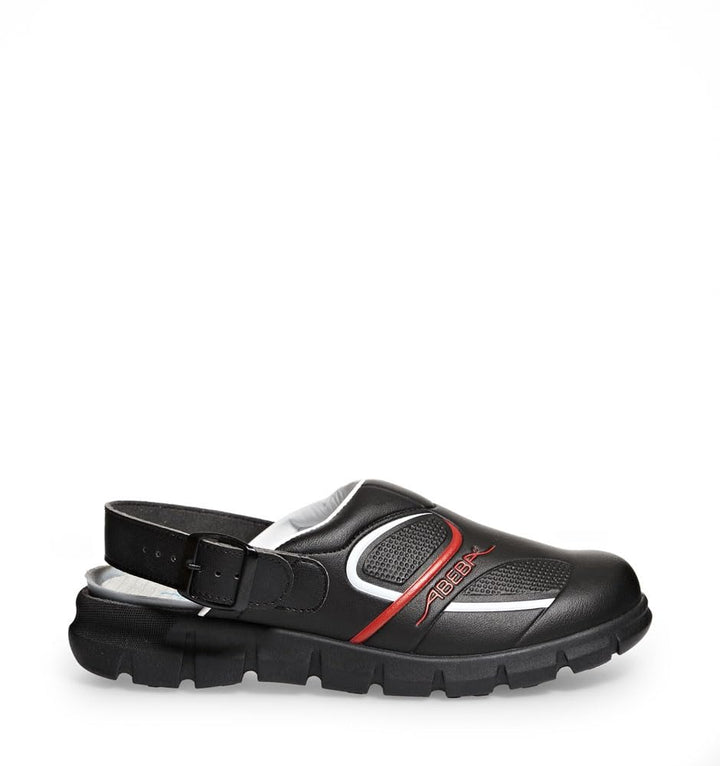 ABEBA 7332 DYNAMIC Verstopfen, OB, A, E, FO, SRC, Schwarz/Rot, Grösse 37 37 EU, 37 EU
