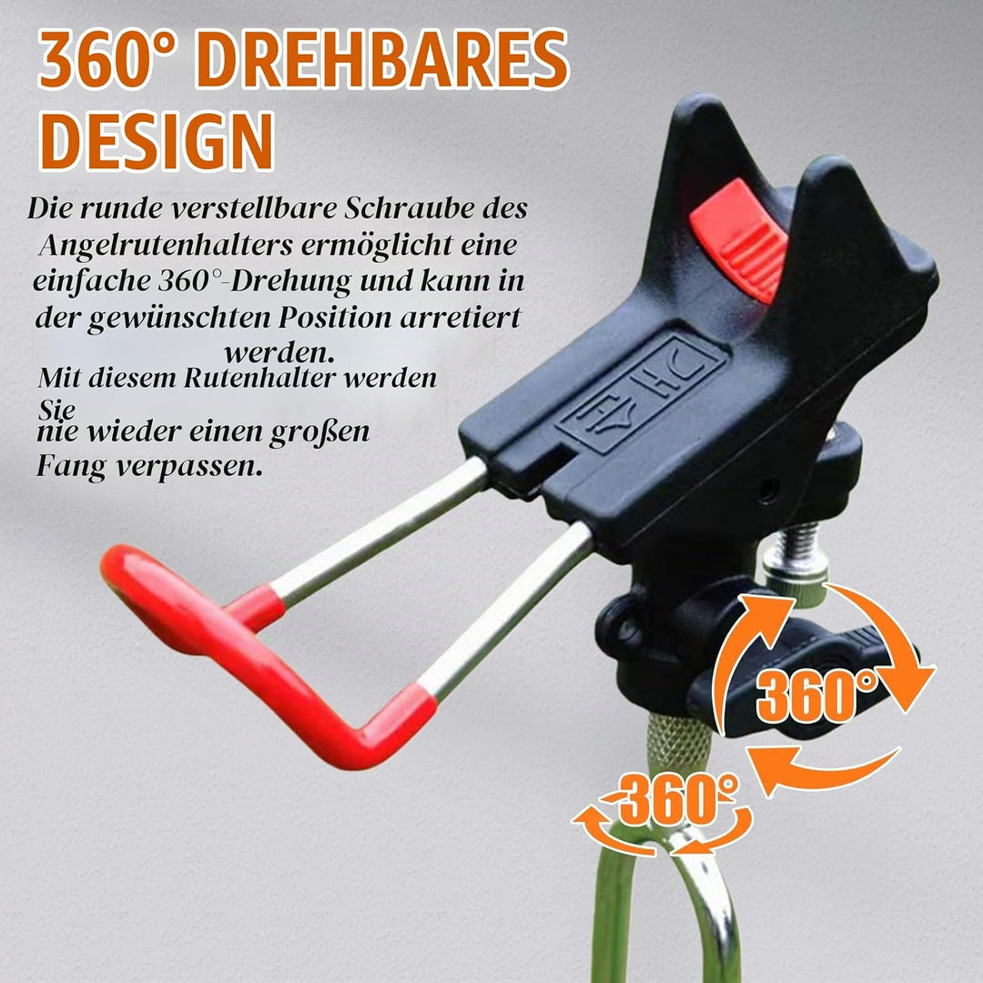 3 Stück Rutenhalter, Universal Edelstahl Angelrutenhalter, Edelstahl Universal Ruten Ständer, Angelr