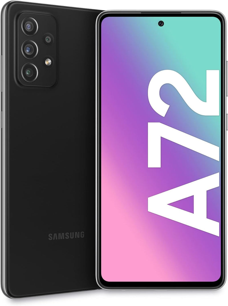 Samsung A72 DS 4G 6/128GB Awesome Black EU Alle Träger Schwarz 128 GB, Alle Träger Schwarz 128 GB