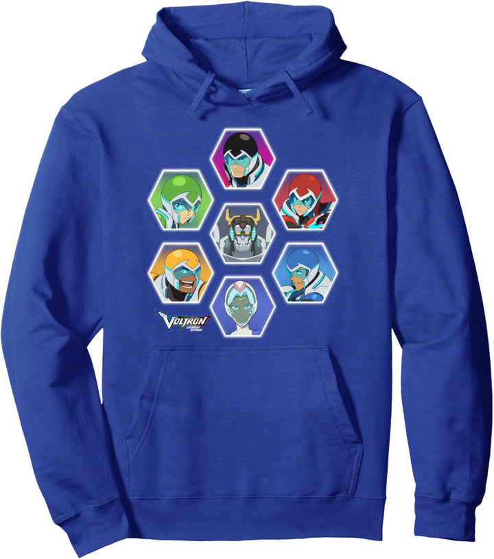Voltron: Legendary Defenders Hexagon Action Poses Pullover Hoodie