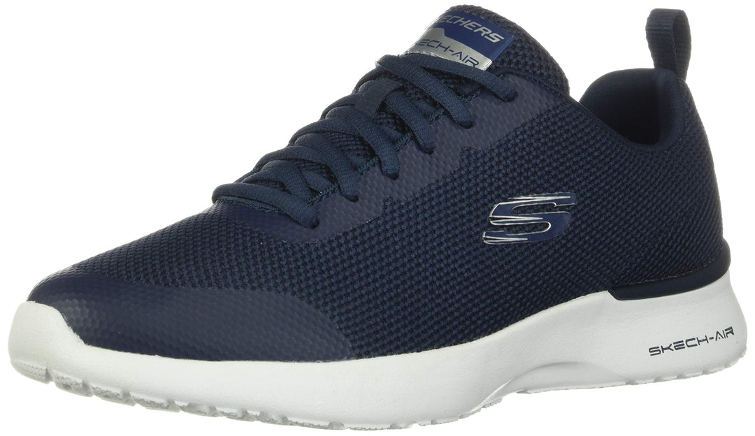 Skechers Herren Skech-air Dynamight Winly Sneaker 40 EU Navy Knit Synthetic Trim, 40 EU Navy Knit Sy