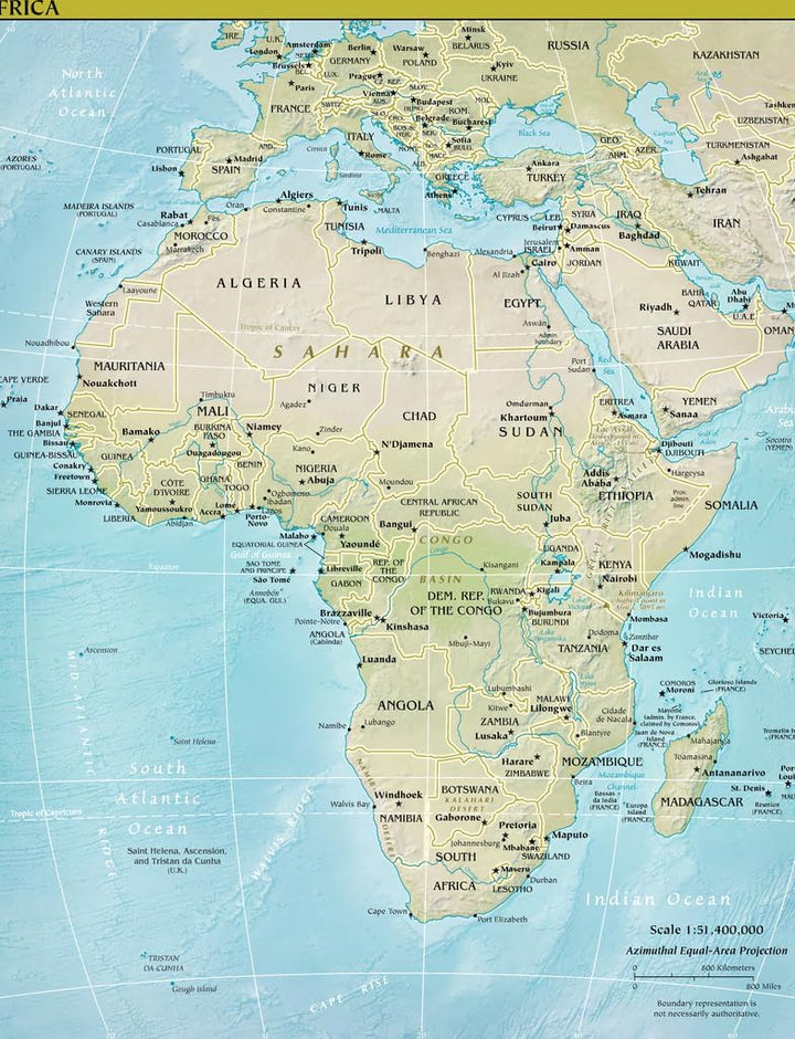 Lais Puzzle Landkarte Afrika 1000 Teile