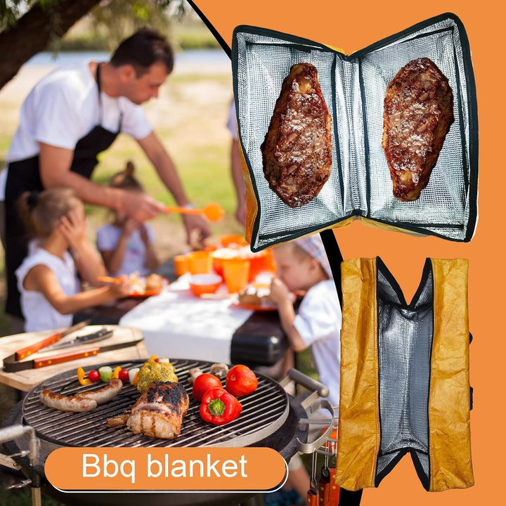 Isolierte Brisket Ruhedecke, Smoker Fleisch Ruhedecke mit Reissverschluss, tragbare Grillfleisch Iso