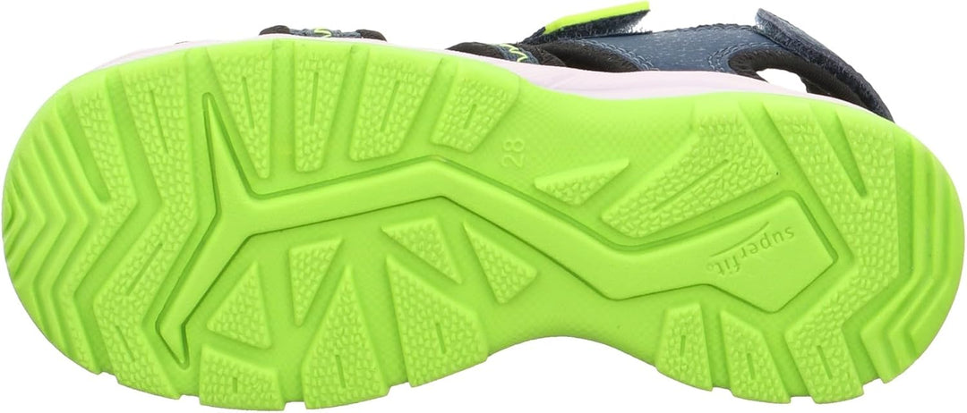 Superfit Jungen Tornado Light Sandale 27 EU Weit Blau Gelb 8010, 27 EU Weit Blau Gelb 8010