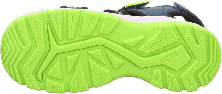 Superfit Jungen Tornado Light Sandale 27 EU Weit Blau Gelb 8010, 27 EU Weit Blau Gelb 8010
