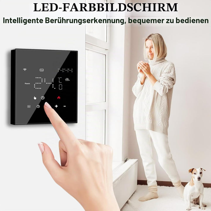WiFi Thermostat für Elektrische Fussbodenheizung Smart Thermostat Programmierbar Raumthermostat Digi