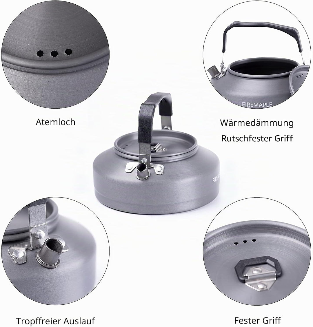 Fire-Maple FMC-T3 Camping Wasserkocher Teekessel für Camping, Outdoor, Wandern und Picknick Wasserko