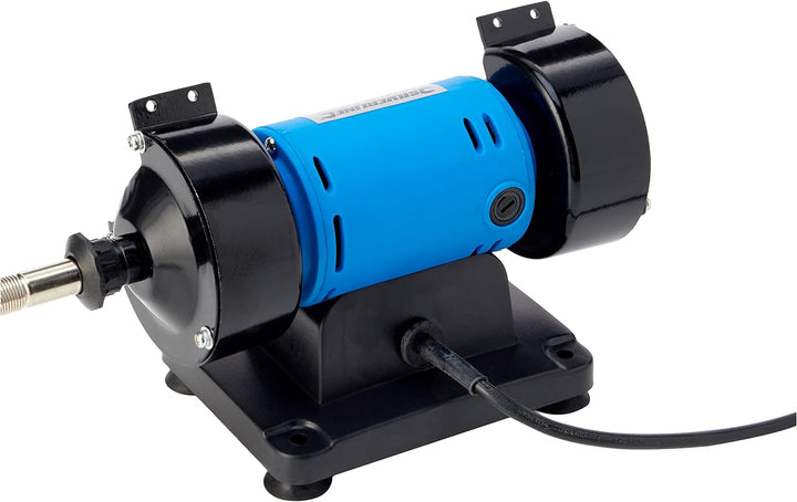 Silverline 268953 Mini-Heimwerker-Doppelschleifmaschine mit biegsamer Welle, 120 W, 75 mm 75 mm